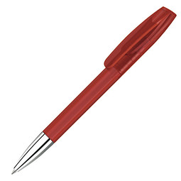uma® Kugelschreiber Coral, blaue Mine, rot