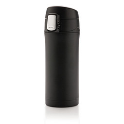 XD COLLECTION Edelstahlbecher Easy Lock, 300 ml, schwarz