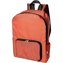 EcoFold faltbarer RPET Rucksack 15 L, Brick