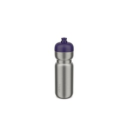 edelstahl trinkflasche pull sport 800 ml - midnight blue, blau