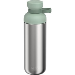 edelstahl trinkflasche vita 700 ml - nordic sage , grün