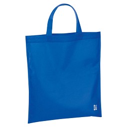 Einkaufstasche aus recyceltem Non Woven , blau