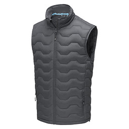 Epidote GRS isolierter Daunen-Bodywarmer aus recyceltem Material für Herren, storm grey, M