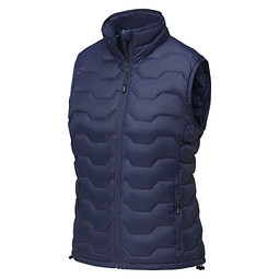 Epidote GRS isolierter Daunen-Bodywarmer für Damen aus recyceltem Material, navy, L