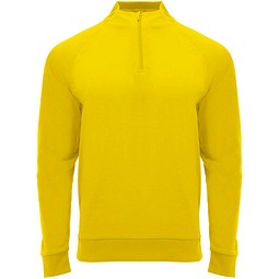 Epiro Half-Zip Sweatshirt für Kinder, gelb, 12
