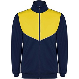 Evans Trainingsanzug für Kinder, Navy Blue/gelb, 12