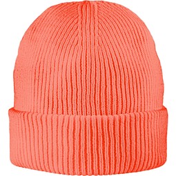 Exclusive Fine Rib Beanie, Koralle