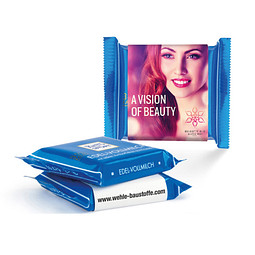 Express Schokolade mit Papierbanderole, Ritter SPORT Mini Schokolade, inkl. Druck