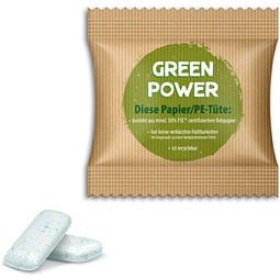 Extra Professional Strong Mint Gums, 3 g, Verbundfolie weiß, inkl. Druck