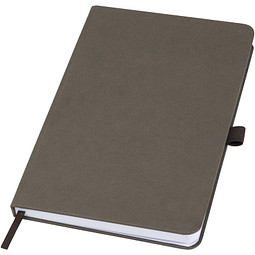 Fabianna Hardcover Notizbuch aus Crush-Papier, kaffeebraun