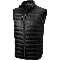 ELEVATE Herren Daunen Weste Bodywarmer Fairview, schwarz, XXL