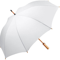 FARE® AC-Midsize-Bambus-Stockschirm Perla, weiß