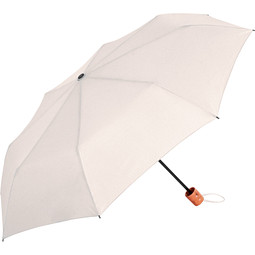 FARE® Mini-Taschenschirm ÖkoBrella, Holzgriff, naturweiß