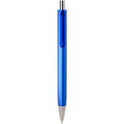 Feld RCS recycelter Kugelschreiber mit Metallic-Finish (schwarze Mine), royalblau