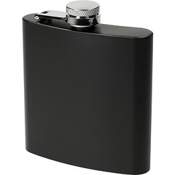 Flachmann Noir, schwarz