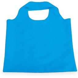 FOLA. Faltbare Tragetasche aus 190T Polyester, Hellblau
