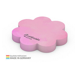 Geiger-Notes Haftnotiz Form aus 72 x 72 mm, 100 Blatt, inkl. Druck, Blume