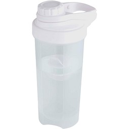 Forza 700 ml Sportflasche mit Shakerball, weiss