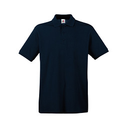 FRUIT OF THE LOOM® Unisex Poloshirt Pique, dunkelblau, XXXL