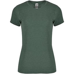 Fox T-Shirt für Damen, Heather Bottle Green, 2XL