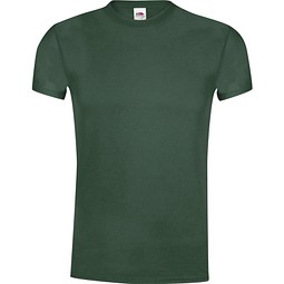 FRUIT OF THE LOOM® Unisex T-Shirt Original T, L, DUNKELGRÜN