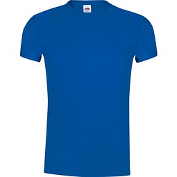 FRUIT OF THE LOOM® Unisex T-Shirt Original T, M, BLAU