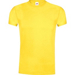 FRUIT OF THE LOOM® Unisex T-Shirt Original T, M, GELB