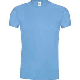 FRUIT OF THE LOOM® Unisex T-Shirt Original T, S, HELLBLAU
