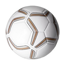 Fußball Strike, groß, weiß/gold/silber