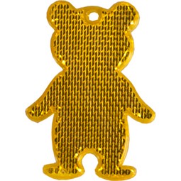 Fußgängerreflektor Bär, orange