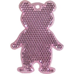 Fußgängerreflektor Bär, rosa
