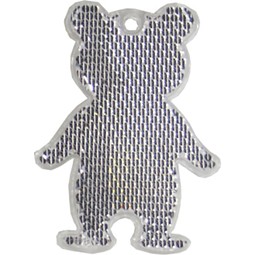 Fußgängerreflektor Bär, weiß