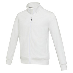 Galena Sweatjacke aus recyceltem Material Unisex, weiss, L