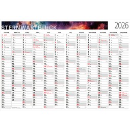 Geiger-Notes Bild-Wandkalender Cosmos A1 plano, inkl. Druck, bunt