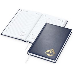 Geiger-Notes Buchkalender Advance Bestseller, dunkelblau inkl. Goldprägung