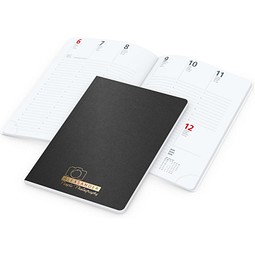 Geiger-Notes Buchkalender Prestige-Flexx Bestseller, schwarz inkl. Goldprägung