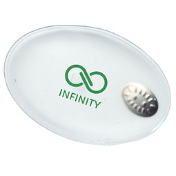 Gel-Wärmekissen Oval, klein, transparent