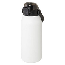 Giganto 1600 ml RCS-zertifizierte Kupfer-Vakuum Isolierflasche aus recyceltem Edelstahl, weiss