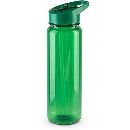 GILMORE. Sportflasche (750ml) aus recyceltem PET (100% rPET) mit glänzender transluzenter Oberfläche, Grün