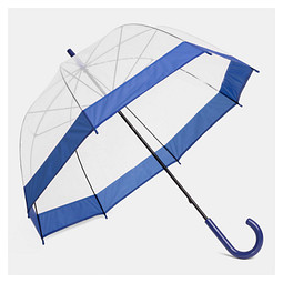 Glockenschirm HONEYMOON,blau, transparent