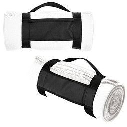 Picknick-Fleece-Decke Softy, weiß