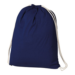 Gymbag aus Baumwolle , dunkelblau