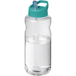H2O Active® Big Base 1L Sportflasche mit Ausgussdeckel, aquablau