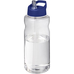 H2O Active® Big Base 1L Sportflasche mit Ausgussdeckel, blau