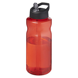 H2O Active® Eco Big Base 1L Sportflasche mit Ausgussdeckel, rot