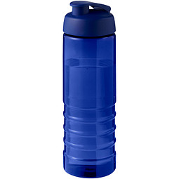 H2O Active® Eco Treble 750 ml Sportflasche mit Stülpdeckel & Trinkklappe, blau, blau