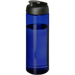 H2O Active® Eco Vibe 850 ml Sportflasche mit Klappdeckel, blau, schwarz