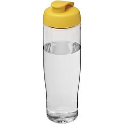 H2O Active® Tempo 700 ml Sportflasche mit Klappdeckel, transparent/gelb