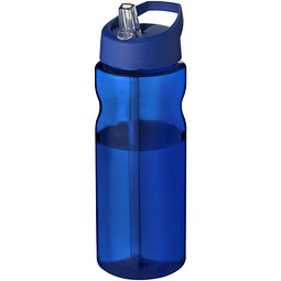 H2O Eco Sportflasche mit Ausgussdeckel, 650 ml, blau