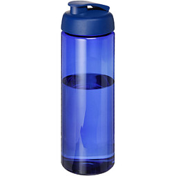 H2O Vibe Sportflasche mit Klappdeckel, 850 ml, blau
